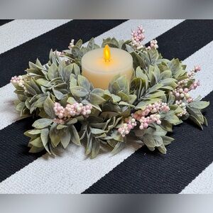 Faux Floral Wreath